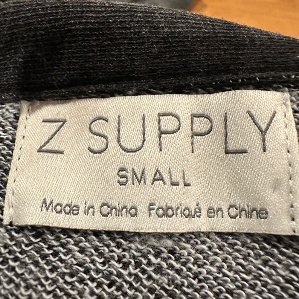 Z Supply Charcoal Denim Jacket - Picture 2 of 5